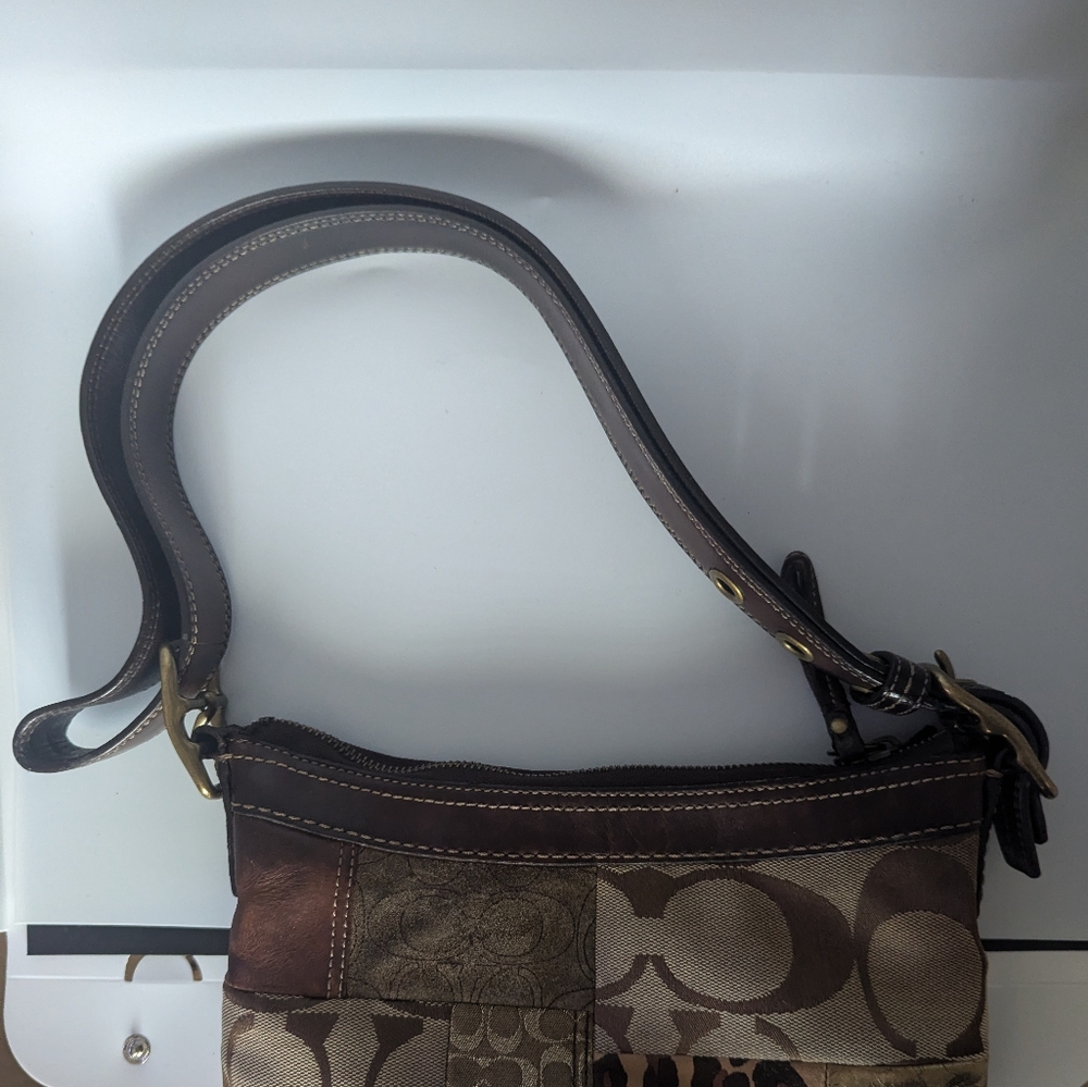 Coach Patchwork Shoulder Bag - Gem